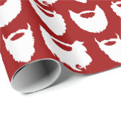 Papier Cadeau Barbes blanches (Coin rond)