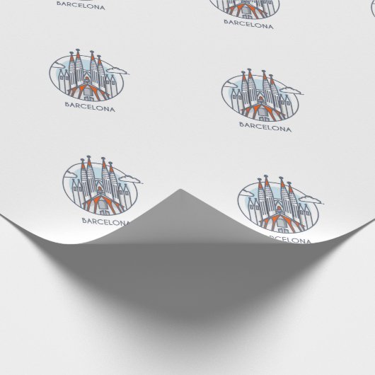 Papier Cadeau Barcelone (Coin)