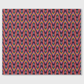 Papier Cadeau Bargello Flamboyant (Plat)