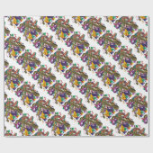 Papier Cadeau Bariolé (Plat)