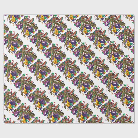 Papier Cadeau Bariolé (Plat)