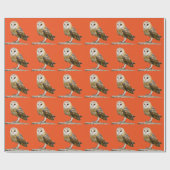 Papier Cadeau Barn Owl (Plat)