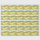 Papier Cadeau Barne rouge (Plat)