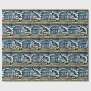 Papier Cadeau Barne rustique