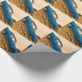 Papier Cadeau Barracuda Old Blue Plymouth (Coin)