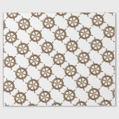 Papier Cadeau Barre de navire vintage (Plat)