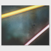 Papier Cadeau Barre en métal jaune et rouge (Plat)