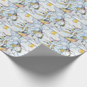Papier Cadeau Barres arc-en-ciel, unité en vitrail (Coin)