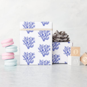 Papier Cadeau Barrière de corail bleu