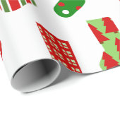Papier Cadeau Bas de Noël (Coin rond)