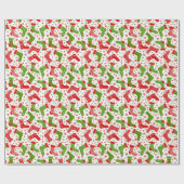 Papier Cadeau Bas de Noël (Plat)