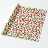 Papier Cadeau Bas de Noël (Déroulé)