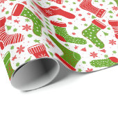Papier Cadeau Bas de Noël (Coin rond)