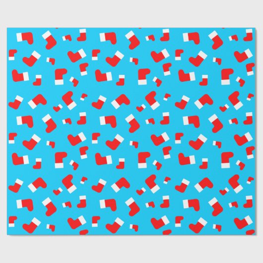 Papier Cadeau Bas Motif Noël Festive Festive Fun (Plat)