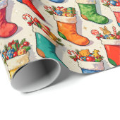 Papier Cadeau Bas remplis (Coin rond)