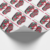 Papier Cadeau Bascule électronique personnalisée de Noël (Coin)