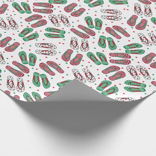 Papier Cadeau Bascules électroniques de Noël de plage (Coin)