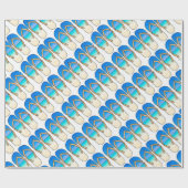 Papier Cadeau Bascules électroniques - plage (Plat)