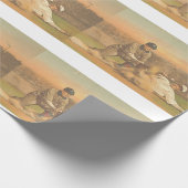 Papier Cadeau Base-ball classique SUPÉRIEUR (Coin)