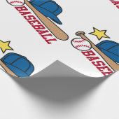 Papier Cadeau Baseball (Coin)