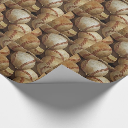 Papier Cadeau Baseball (Coin)
