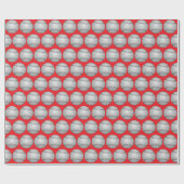 Papier Cadeau Baseball (Plat)