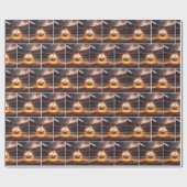 Papier Cadeau Baseball Flamand Au Stade (Plat)