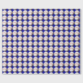 Papier Cadeau Baseball personnalisé (Plat)
