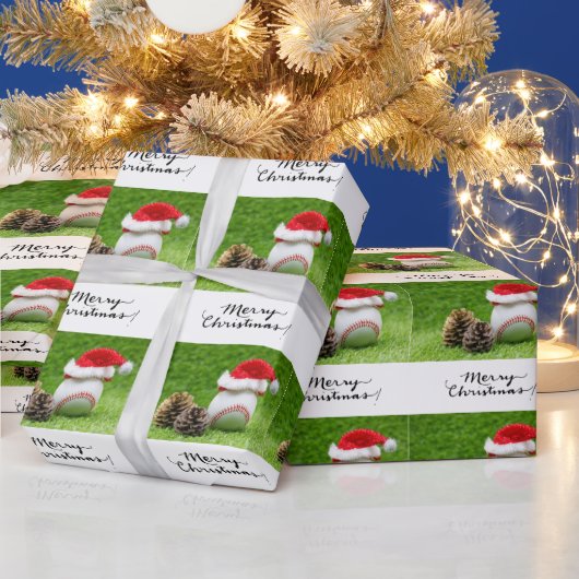 Papier Cadeau Baseball pour Noël (Vacances)