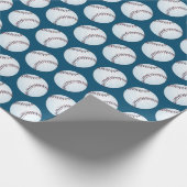 Papier Cadeau Baseball sur mesure (Coin)