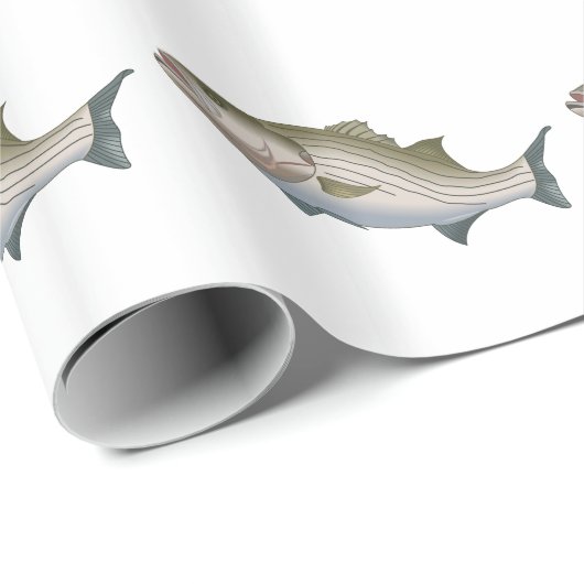 PAPIER CADEAU BASES STRIPÉES (Coin rond)