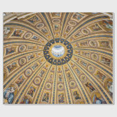 Papier Cadeau Basilique Saint-Pierre Dôme - Vatican, Rome, Itali (Plat)