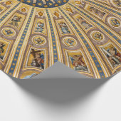 Papier Cadeau Basilique Saint-Pierre Dôme - Vatican, Rome, Itali (Coin)