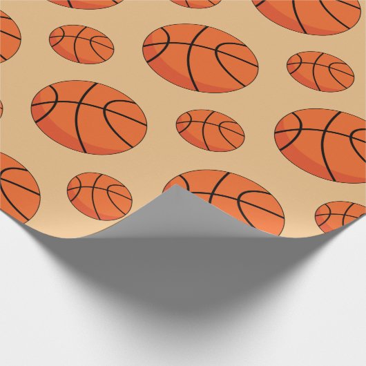 Papier Cadeau Basket-ball (Coin)