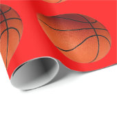 Papier Cadeau Basket-ball (Coin rond)
