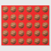 Papier Cadeau Basket-ball (Plat)
