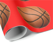 Papier Cadeau Basket-ball (Coin rond)