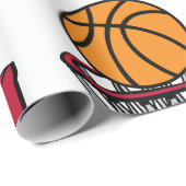 Papier Cadeau Basket-ball (Coin rond)