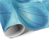 Papier Cadeau Basket-ball Blue Pop Art (Coin rond)