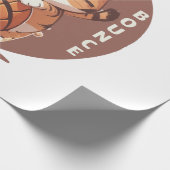 Papier Cadeau basket-ball chat (Coin)