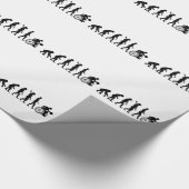 Papier Cadeau Basket-ball en fauteuil roulant (Coin)