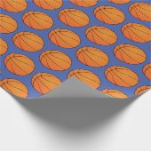 Papier Cadeau Basket-ball personnalisable (Coin)