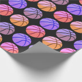 Papier Cadeau Basket-ball Pop Art (Coin)