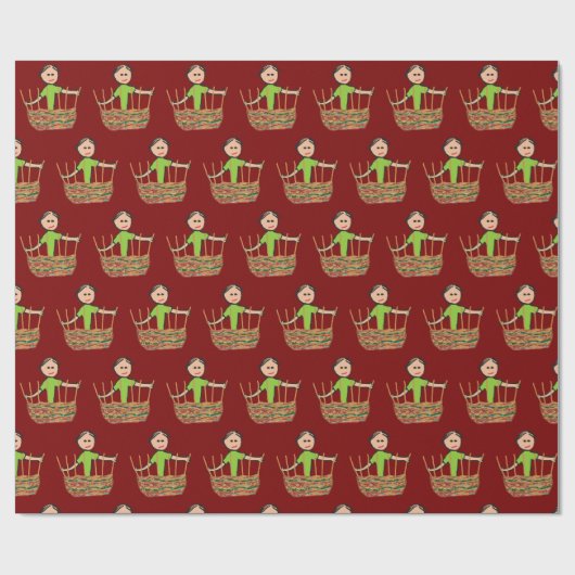 Papier Cadeau Basket Weaving (Plat)