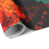 PAPIER CADEAU BASKETBALL (Coin rond)