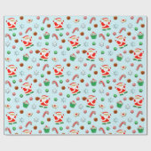 Papier Cadeau Basketball Noël (Plat)