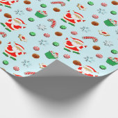 Papier Cadeau Basketball Noël (Coin)