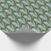 Papier Cadeau Basse Pêche Anniversaire Extérieur Poisson Mignonn (Coin)
