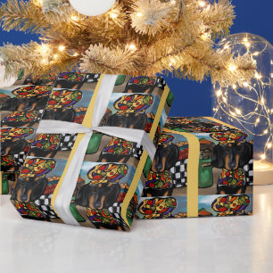 Papier Cadeau Basset allemand