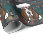 PAPIER CADEAU BASSET HOOK (Coin rond)